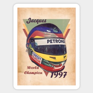 1997 Jacques Villeneuve Sticker